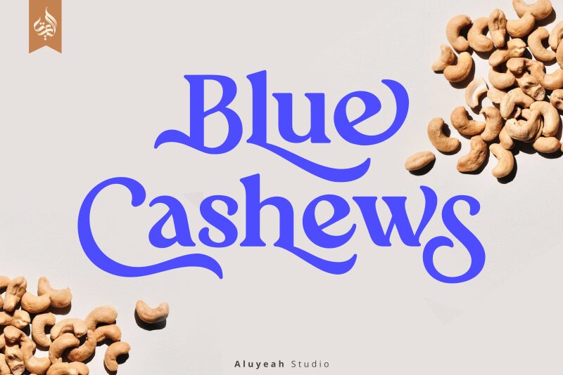 Blue Cashews Czcionka