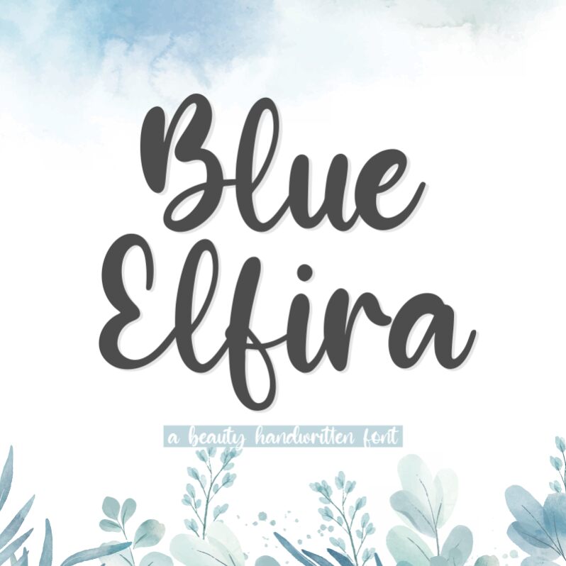 Blue Elfira Druh písma