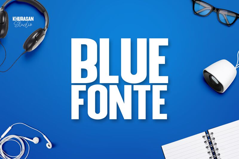 Blue Fonte Sans Czcionka