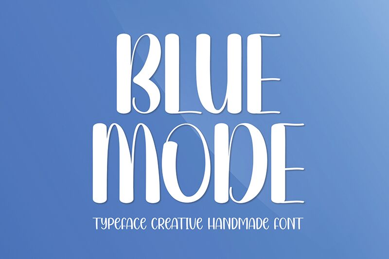 Blue Mode 字体