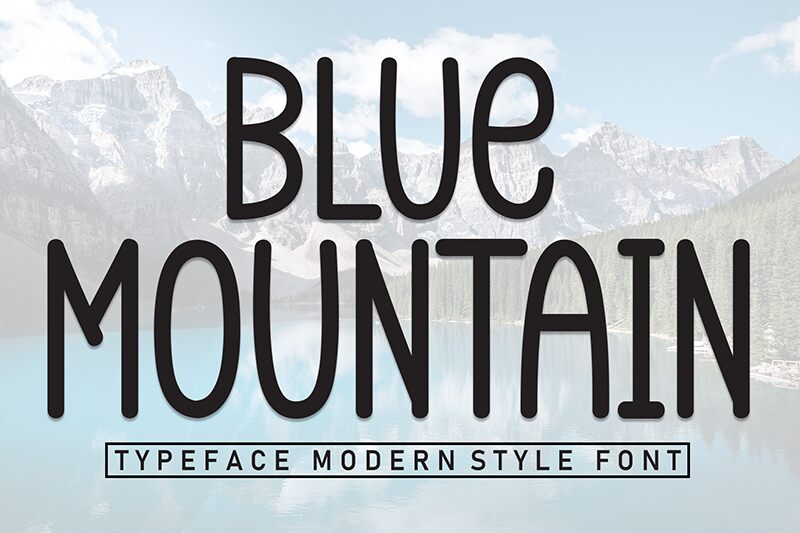 Blue Mountain 字体