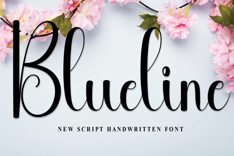 Blueline Druh písma