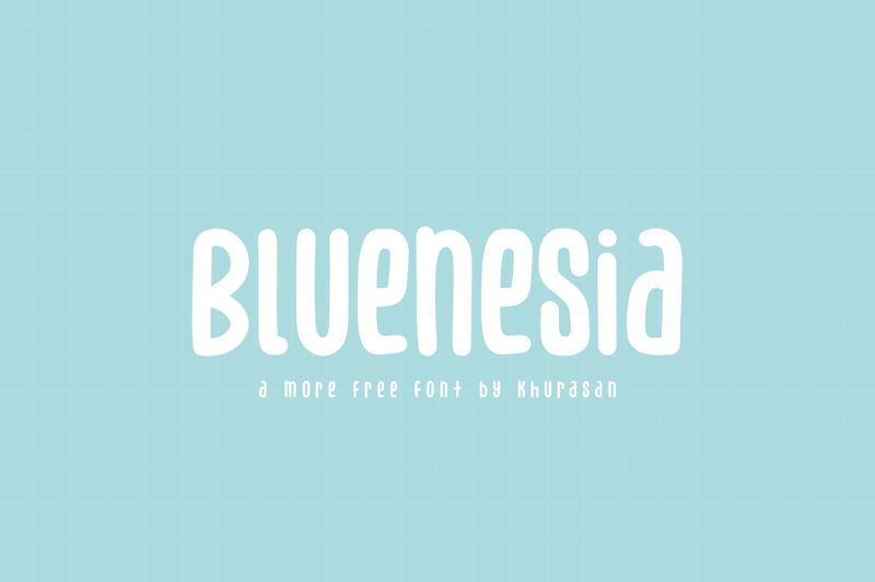 Bluenesia Шрифт