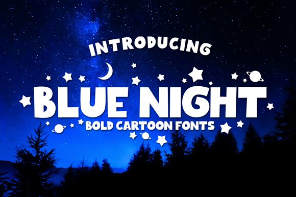 BlueNight Font