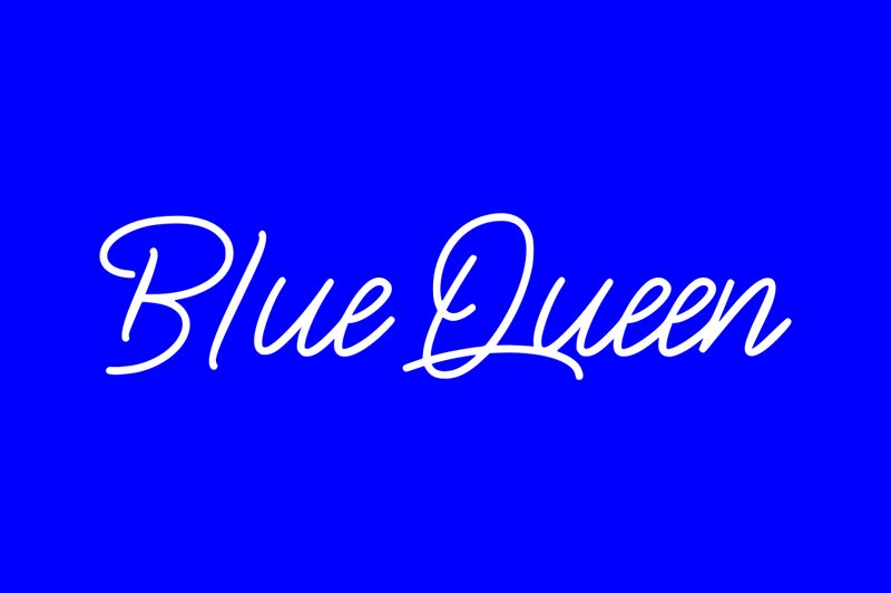 BlueQueen font