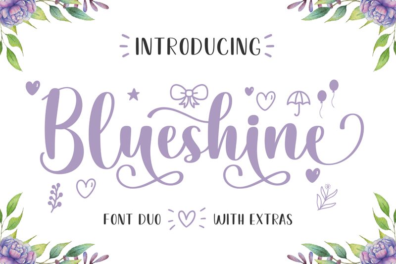 Blueshine Druh písma