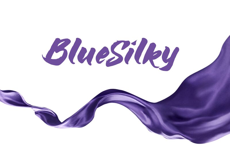 BlueSilky Schriftart