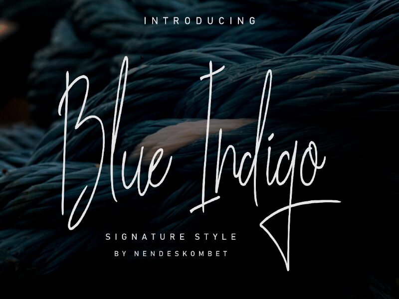 Blues Indigo Carattere