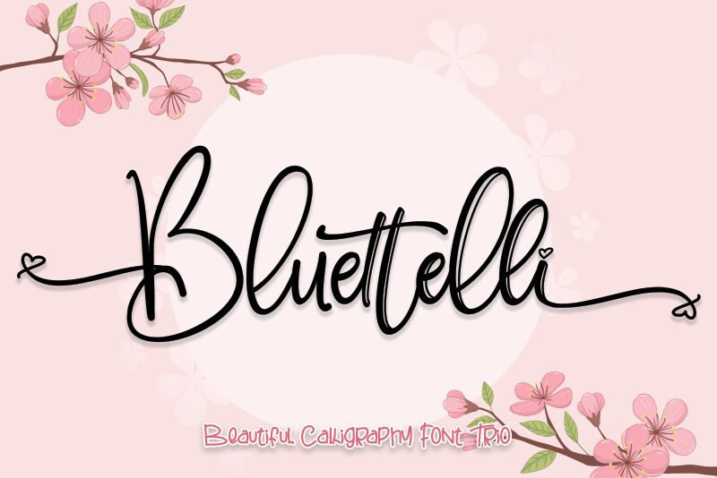Bluettelli 字体