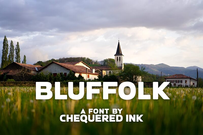 Bluffolk الخط