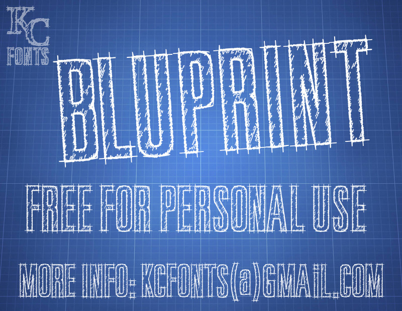 Bluprint Schriftart