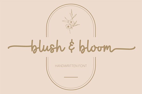 Blush And Bloom Carattere