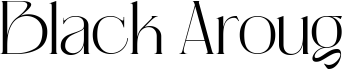 Black Aroug - Demo Version Regular