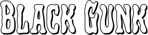 معاينة خط Black Gunk 3D