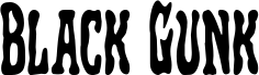 معاينة خط Black Gunk Condensed