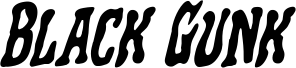 معاينة خط Black Gunk Rotalic