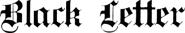 Black Letter