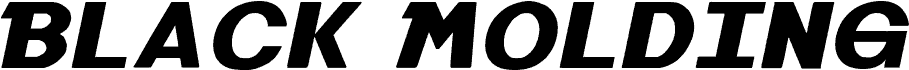 Black Molding Italic