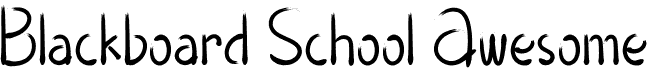 Blackboard School Awesome
