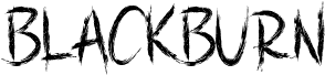 Vorschau der Schriftart BLACKBURN