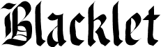 Blacklet-NormalBold