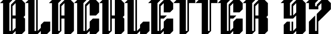 Blackletter 97 Regular