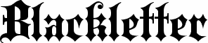 Blackletter ExtraBold