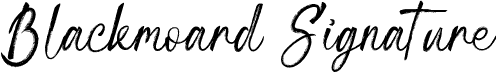 Blackmoard Signature