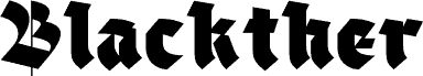 Blackther Regular