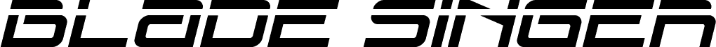 Blade Singer Laser Italic