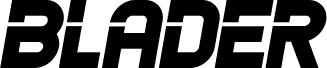 Anteprima del carattere Blader Italic