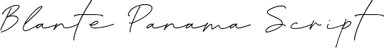 Blante Panama Script DEMO Regular