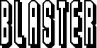 Preview of the Blaster font