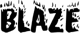 Preview of the Blaze font