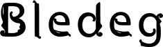 Bledeg Regular