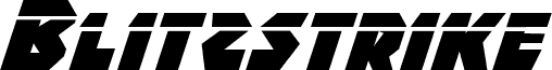 Blitzstrike Laser Italic