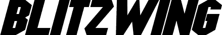 Blitzwing Expanded Bold Italic