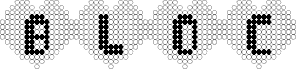 Preview of the Bloc Regular font
