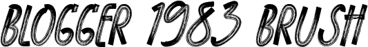 BLOGGER 1983 BRUSH Regular