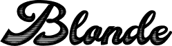 BlondePersonalUse-BoldItalic