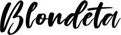 Blondeta Italic