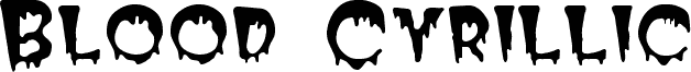 Blood Cyrillic