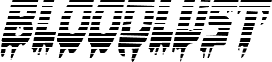 Bloodlust Gradient Italic