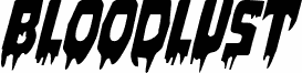 Bloodlust Italic