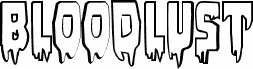 Bloodlust Outline Regular