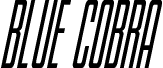 Blue Cobra Condensed Italic