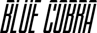 Blue Cobra Laser Italic