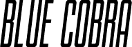 Blue Cobra Semi-Italic