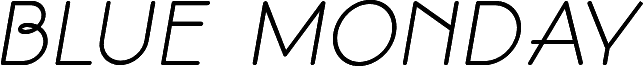 Blue Monday Italic