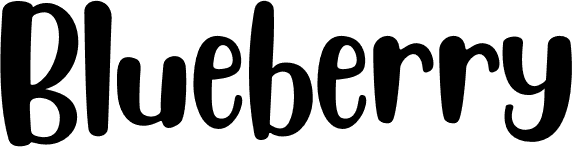 Blueberry Font